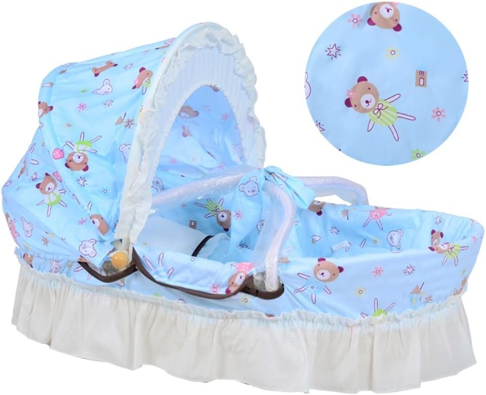 Young shinee Bed Mosquito Net Baby Bed Summer Send Mosquito Nets Mat Portable Crib Go Out Basket Traveling Baby Independent Bed in Bed 4 Colors Comfortable (Color : D) (Color : B)