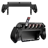 Mcbazel Console Grip with 5 Game Slots Compatible with Nintendo Switch 2 (2025), Ergonomic Grip Hard Shell for Users Who Prefer Handheld Mode, Black (NOT for Switch 1)