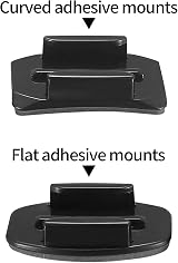 Fulushouxi 20 Pcs GoPro Mounts w/ 3M Pads Hero 11 10 9 8 7 6 5 4 3+ 2 Base Rods view 4