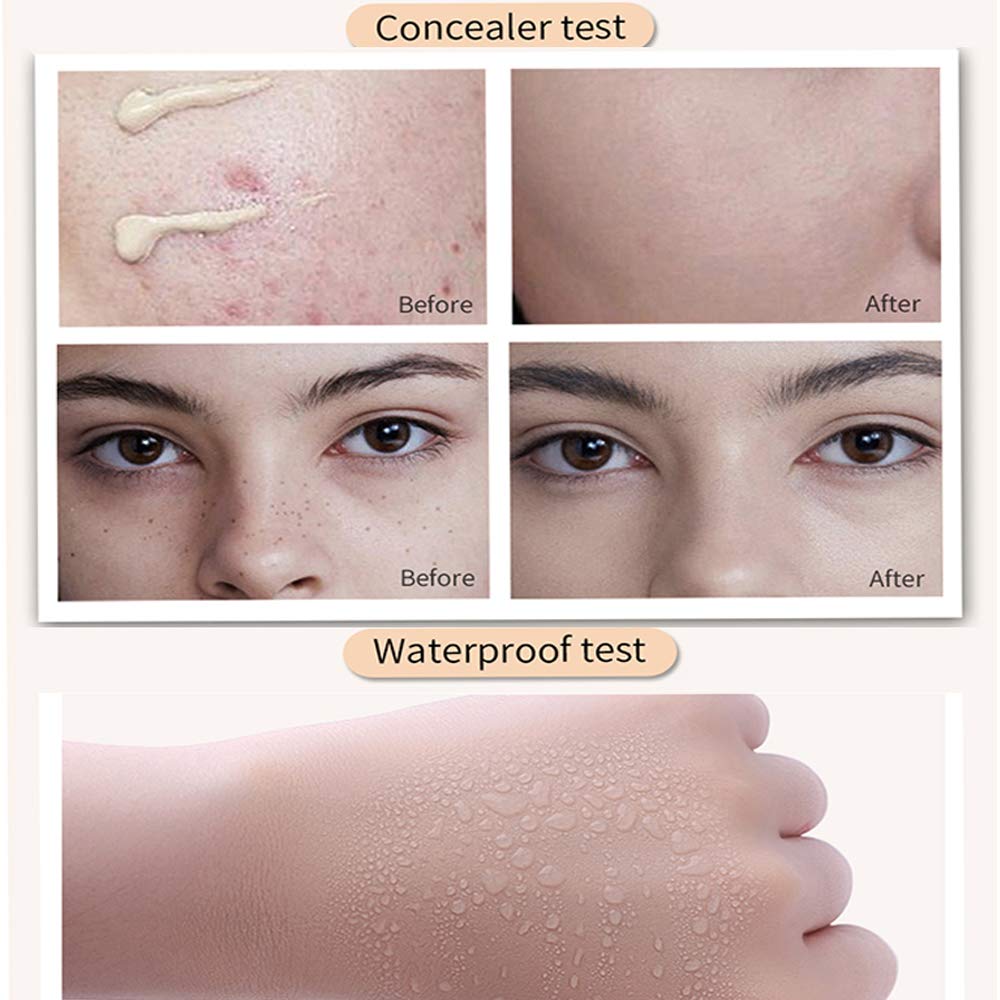 QIBEST Makeup Pro-Matte Liquid Longwear Foundation Face Primer, IVORY, 1 fl. Oz. (5)