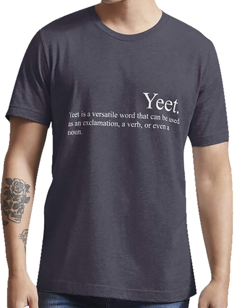 Amazon.com: Yeet Definition Essential Tshirt, Sweatshirt, Long Tee