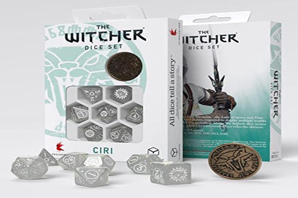 Q-Workshop QWOWCI4P - The Witcher Dice Set: Ciri - The Lady of Space and Time (7)