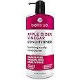 Apple Cider Vinegar Conditioner - Sulfate Paraben and Silicone Free - For Dry, Damaged and Oily Hair - Anti Dandruff Product for Fine Itchy Scalp Build Up - Cleansing Treatment for Women and Men