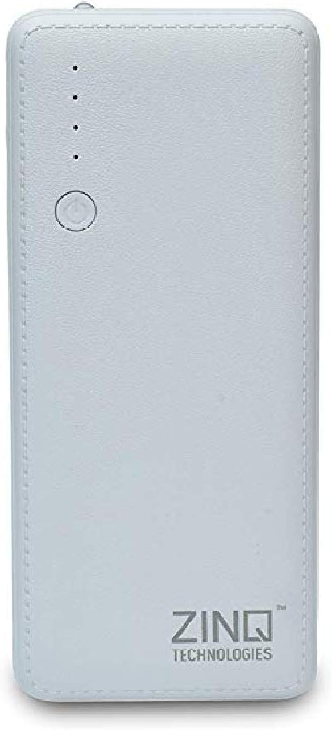 Zinq Technologies Z10KI 10000mAH Lithium Ion Power Bank (White)