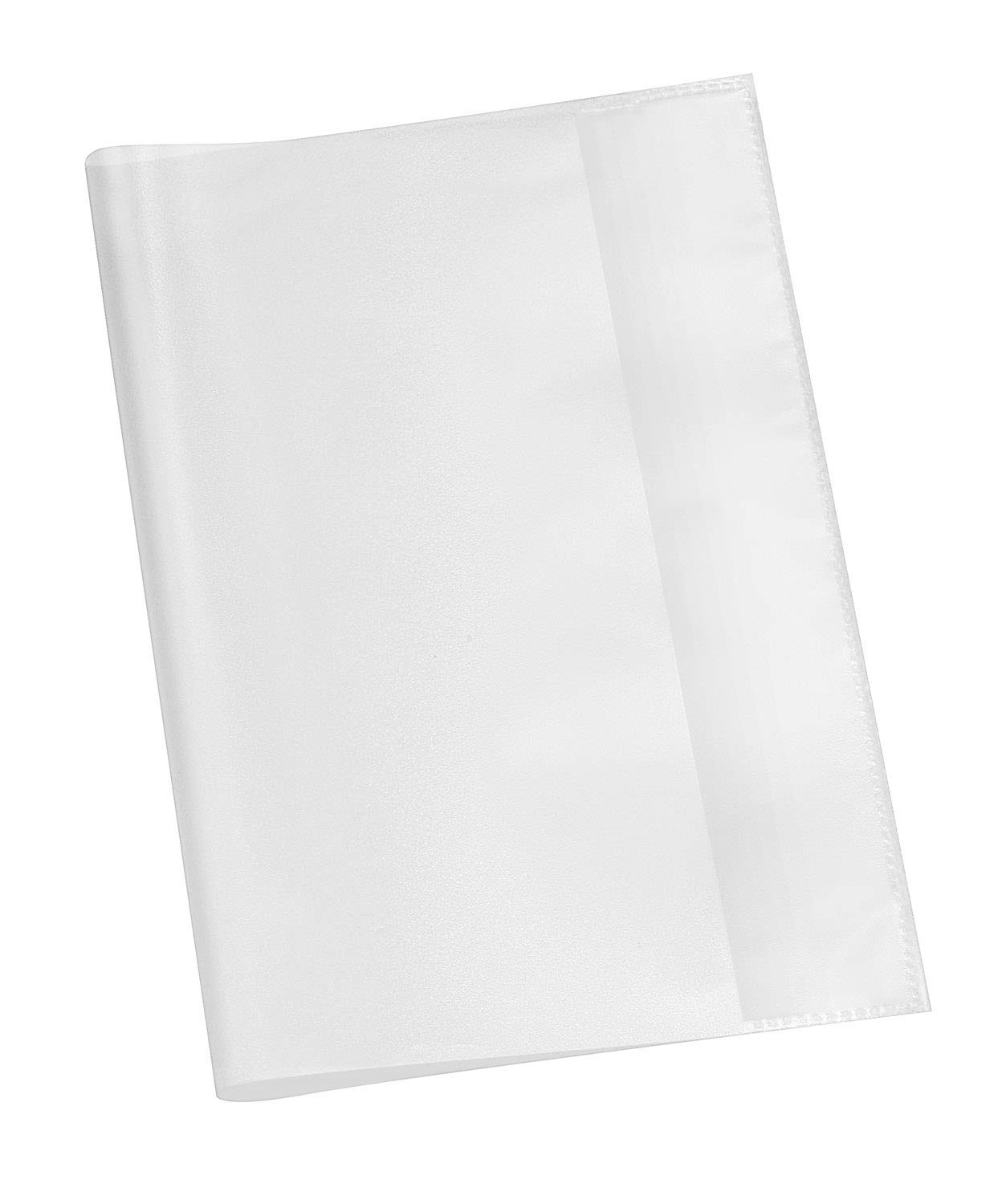 Veloflex 1343190 Exercise Book Cover, Notebook Cover, DIN A4, Transparent Polypropylene Film, Transparent, Pack of 25