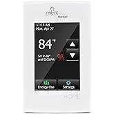 Nuheat nVent Home AC0056 Programmable Touchscreen Floor Heating Thermostat | Dual-Voltage w/ Touchscreen, Floor Sensor &amp; Built-In GFCI - for Radiant Floor Heating System - for 120-240V Floor Heat Cables