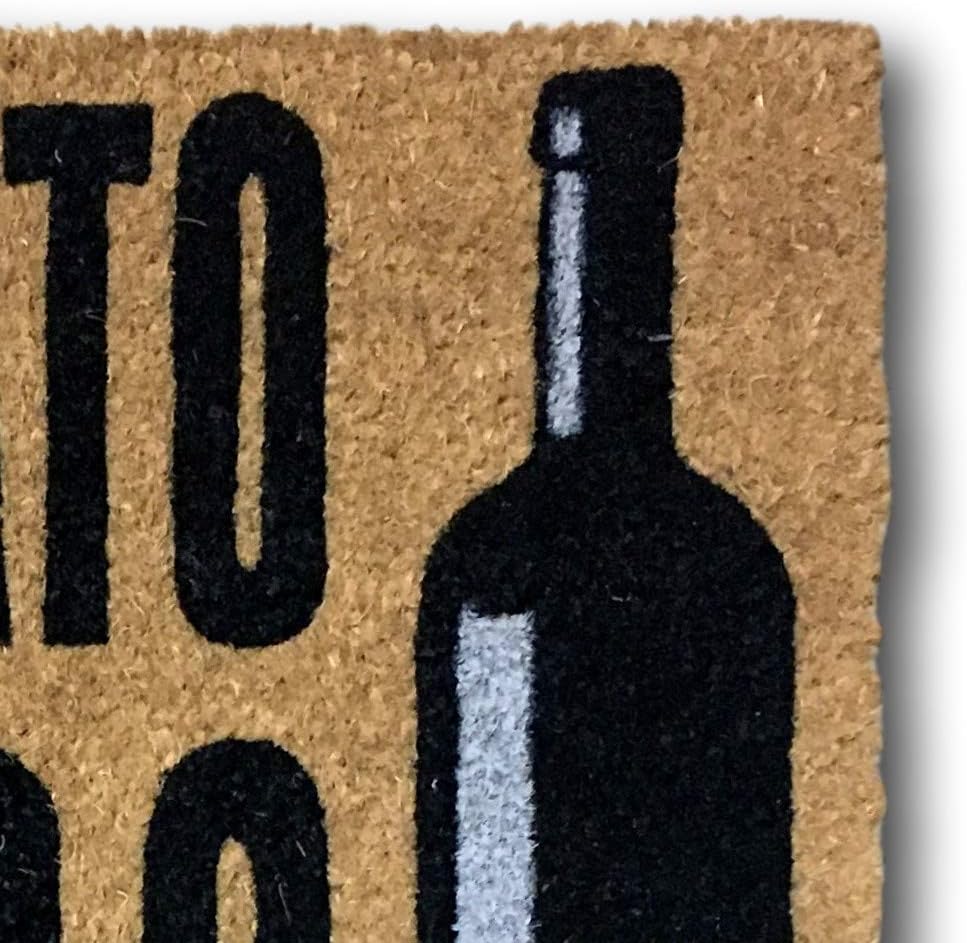koko doormats Entrance Doormat for Home and Garden in Italian Hai portato il Vino?, Original and Fun Home Entrance Doormats - Image 3