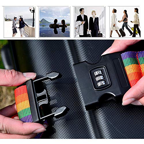 image for Daisiki Luggage Tags Travel ID Tags with Address Card Luggage Straps S