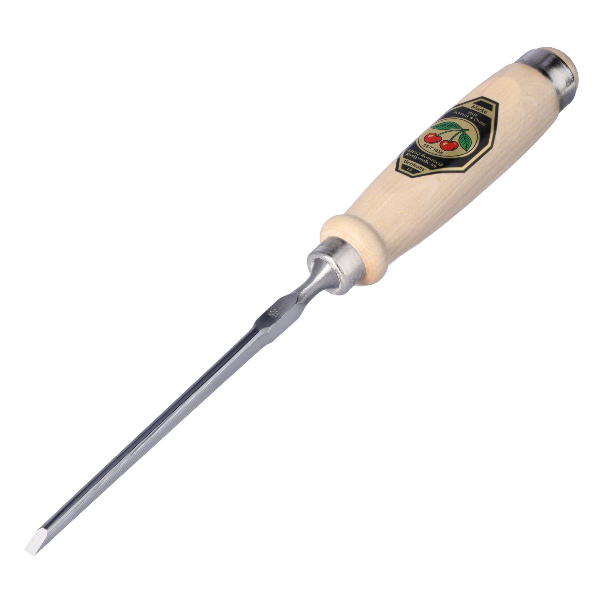 Kirschen 1001004 4 mm Number 1001 Firmer Chisel with Hornbeam Handle - Multi-Colour