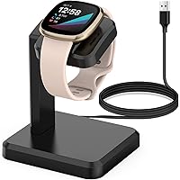 HATALKIN Charger Compatible with Fitbit Versa 3 / Sense Charger Replacement Dock Stand Station Accessories Compatible…