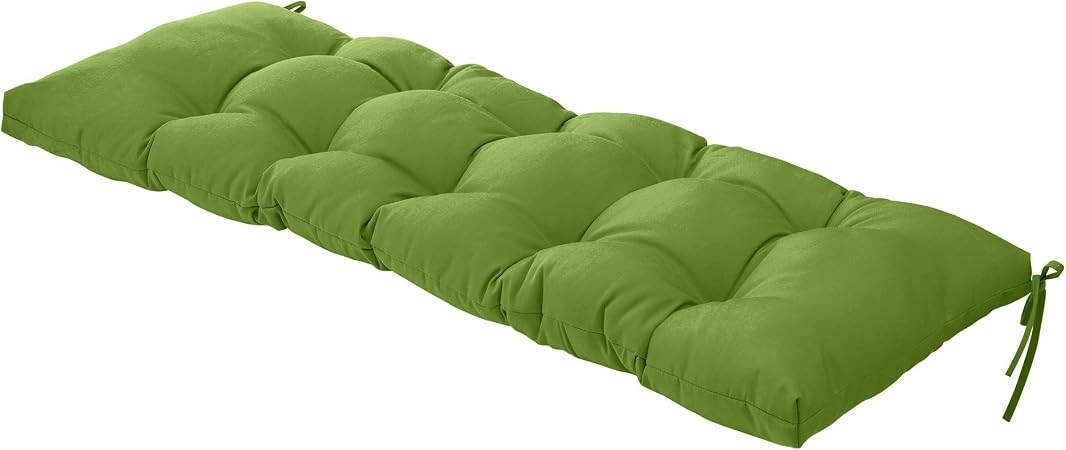 Amazon Com Qilloway Indoor Outdoor All Weather Bench Cushion 51 Inches Green Garden Outdoor
