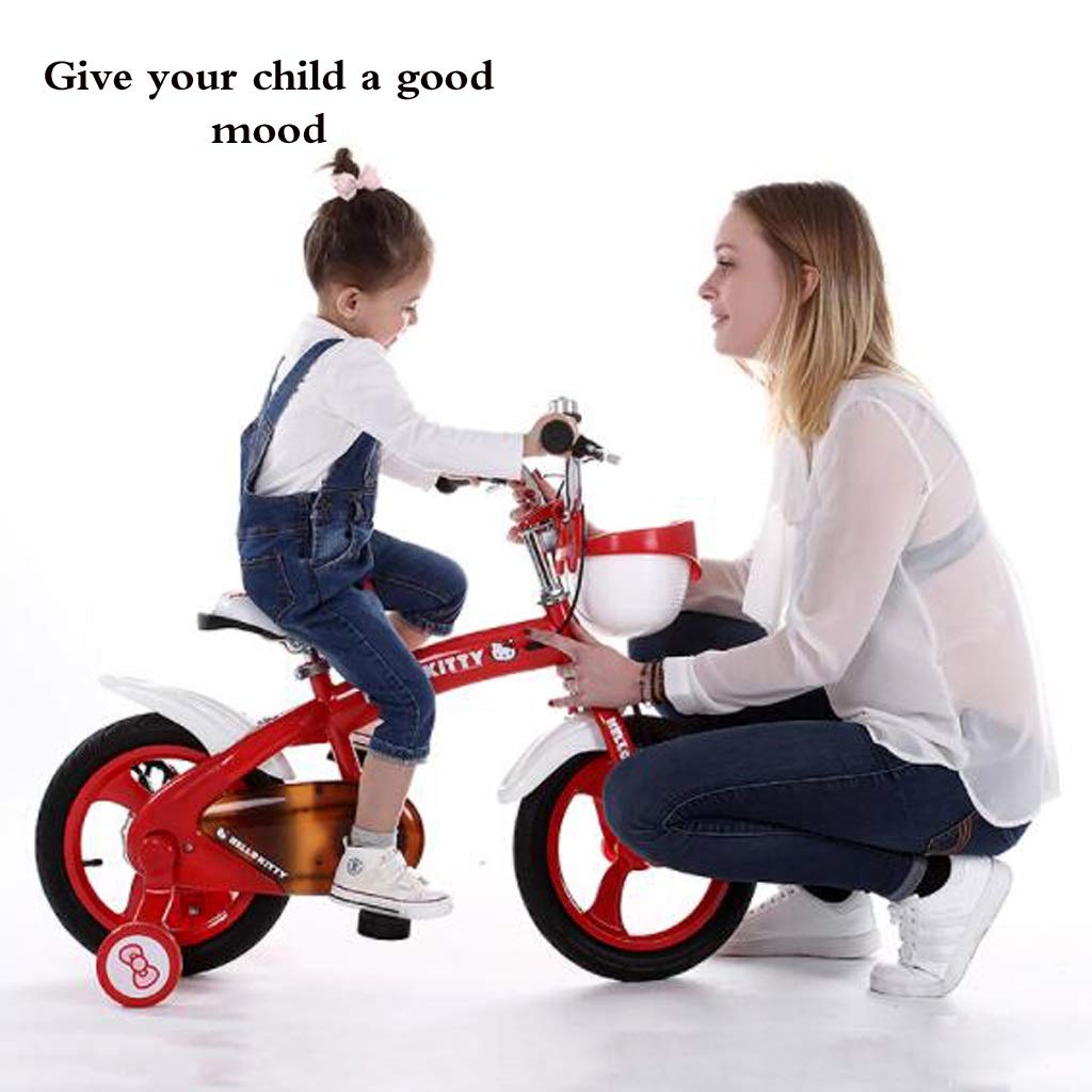 子供の自転車 ファッションの女の子の自転車 アウトドア旅行子供の自転車 2 6歳の女の子の自転車 男の子と女の子のための最高の贈り物 Color Red Size 12 Inches 12 Inches Red B07q4hdhbh