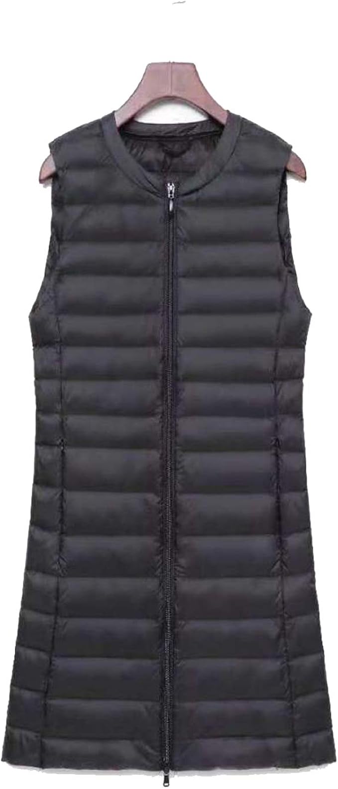 Myeuphoria Long Vest Ultra Light Down Vests Women Down Coat Long