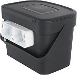 Storm Trading 6L Wall Mount Compost Caddy with Carbon Filter Black view 4