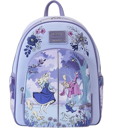 Disney Sleeping Beauty Spinning Wheel Mini Backpack : Clothing, Shoes & Jewelry