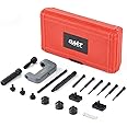 Orion Motor Tech 19pc Chain Breaker Tool Kit with C Frame 3 Anvils 5 Break Tips, Dirt Bike ATV Motorcycle Chain Breaker Chain Link Removal Tool Chain Repair Tool for Cam and 25 to 630 Chains
