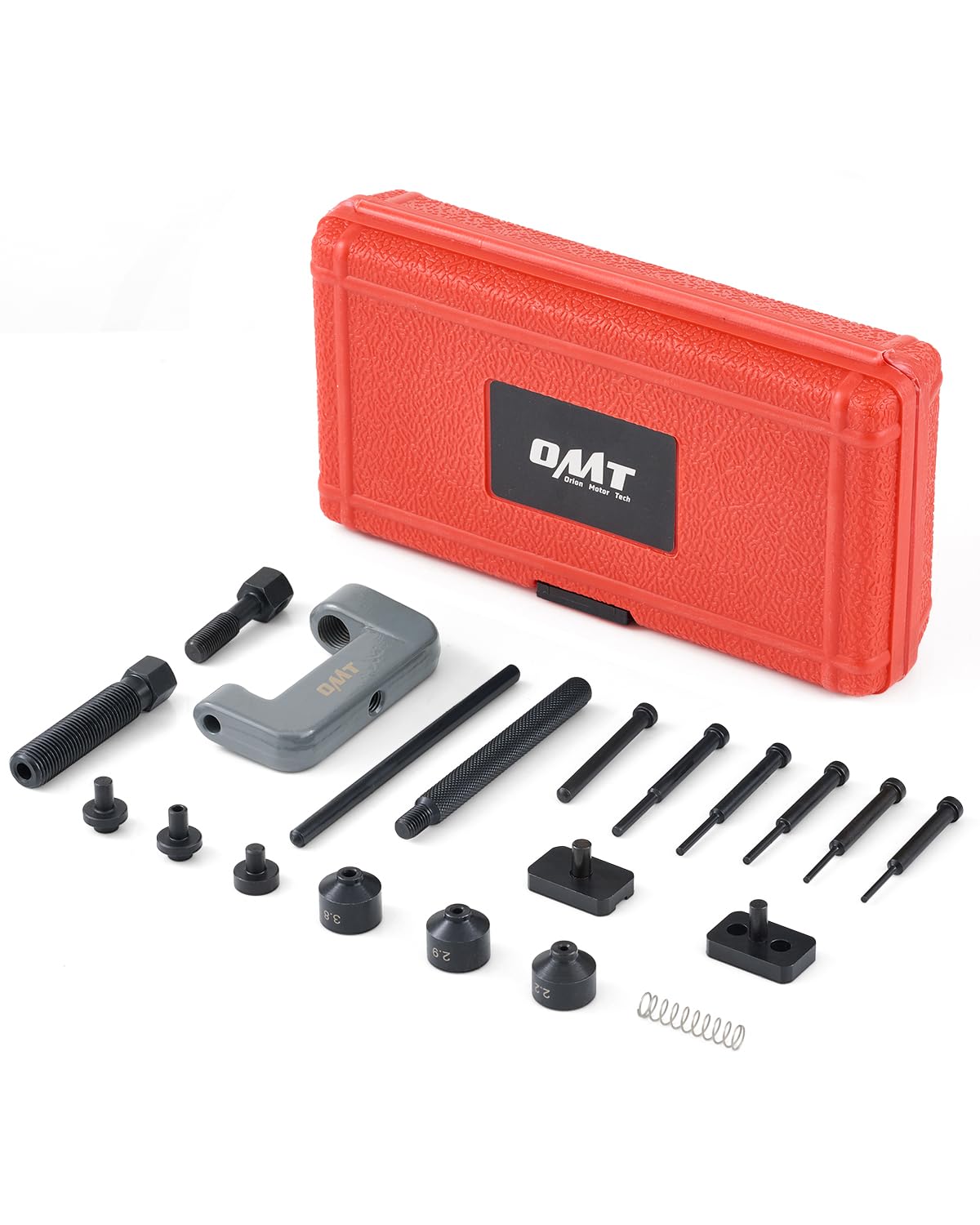 Photo 1 of Orion Motor Tech 19pc Chain Breaker Tool Kit with C Frame 3 Anvils 5 Break Tips, Dirt Bike ATV Motorcycle Chain Breaker Chain Link Removal Tool Chain Repair Tool for Cam and 25 to 630 Chains