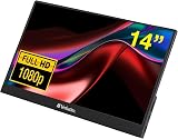 Verbatim 14 Inch Full HD Portable Monitor USB-C HDMI Laptop Tablet Phone PS5