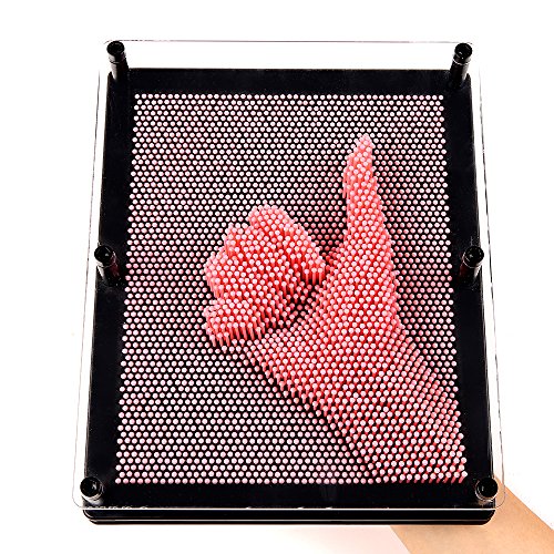 EFirstFeeling 3D Pin Art Toy Extra Large 10" X 8" Pin Art Board Pin