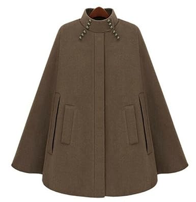 人気のファッショントレンド ラブリーポンチョ 風 コート