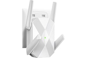 2026 AX3000 WiFi 6 Extender, WiFi Extender Signal Booster, Long Range WiFi Booster with Gigabit Ethernet Port, Access Point, 