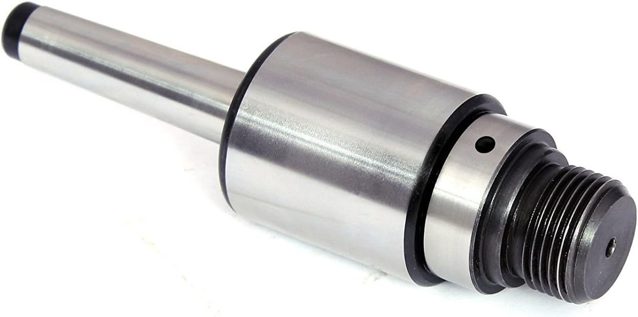 Triple Bearing MT2 Shank Revolving Lathe Tailstock Chuck Adaptor Myford