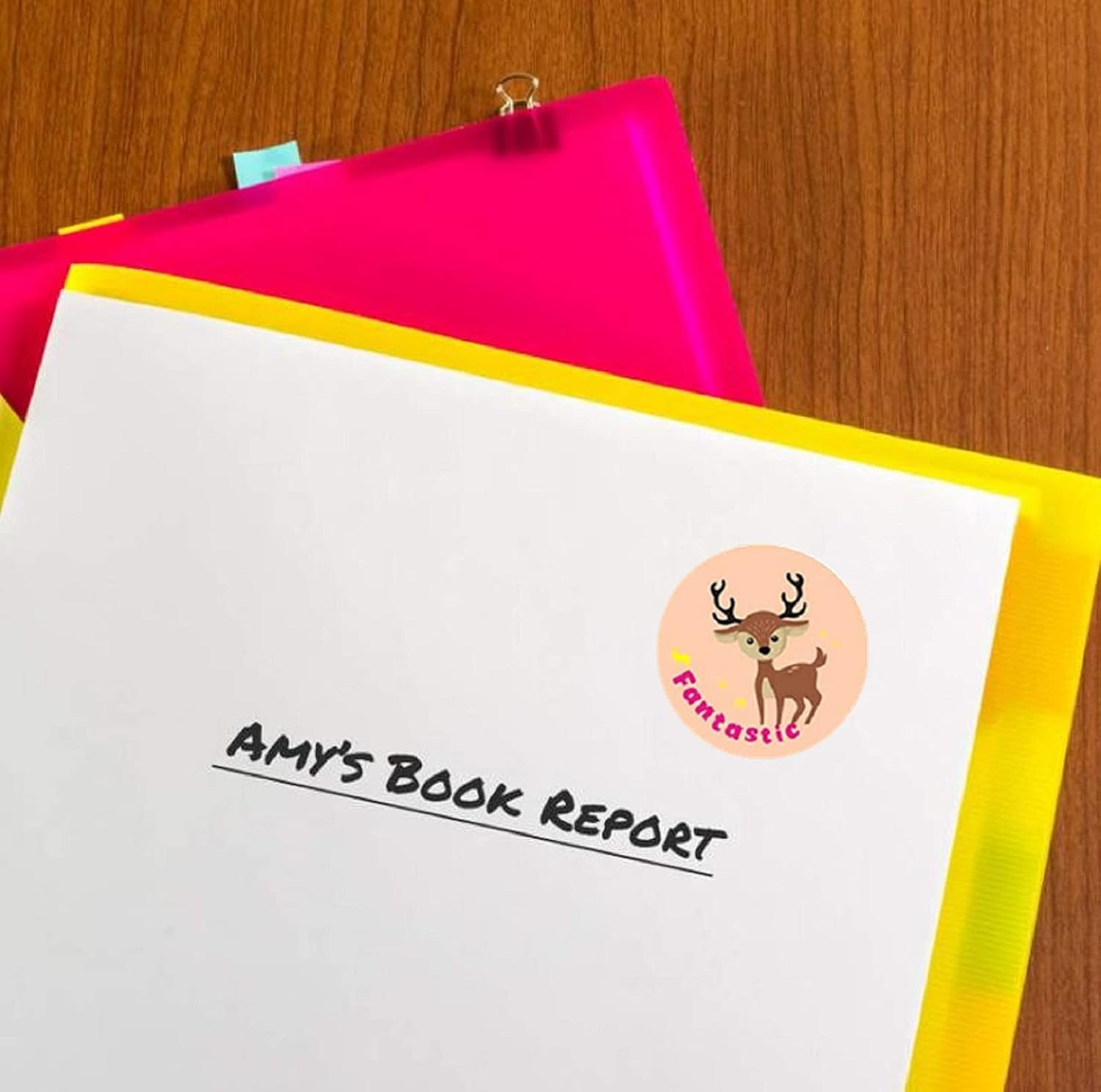 500pcs Reward Stickers Roll, 1.5inch School Motivational Stickers for Children Student, Animal Cartoon Stickers for Teacher Parents Classroom with 8 Designs for Kids: Kitchen & Dining