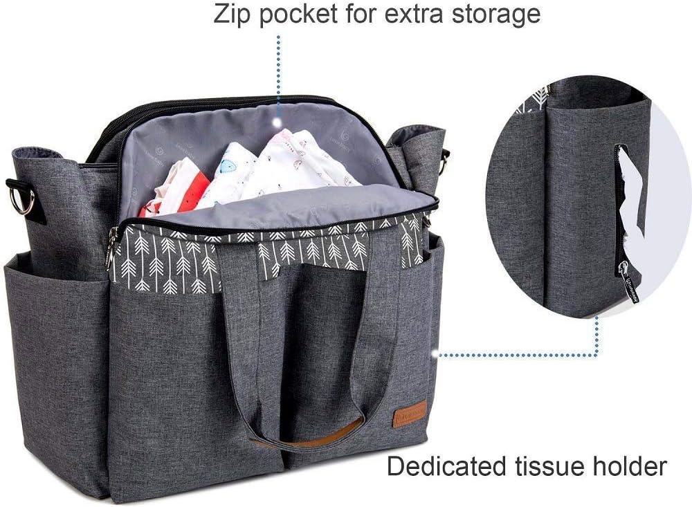 lekebaby messenger nappy changing bag