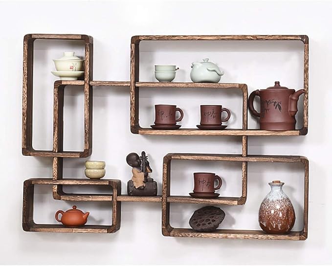 Schwimmende Regale Wall Floating Shelf Decoration Mehrschichtige Regale