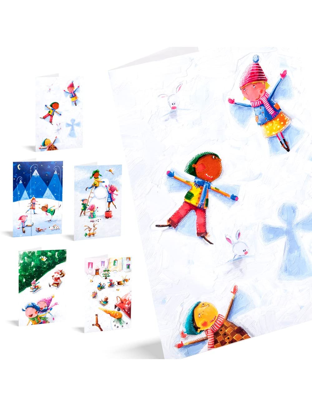 UNICEF - Pack of 10 Christmas Cards,Festive One World