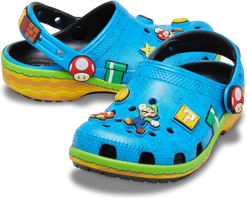 Super Mario Core Classic Clog, Mehrfarbig, Kinder, EU 29-30