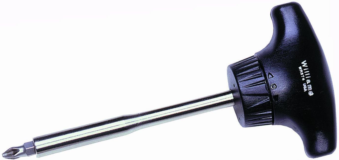 Williams WRST4 T Handle Ratcheting Screwdriver, 37/8Inch by Williams