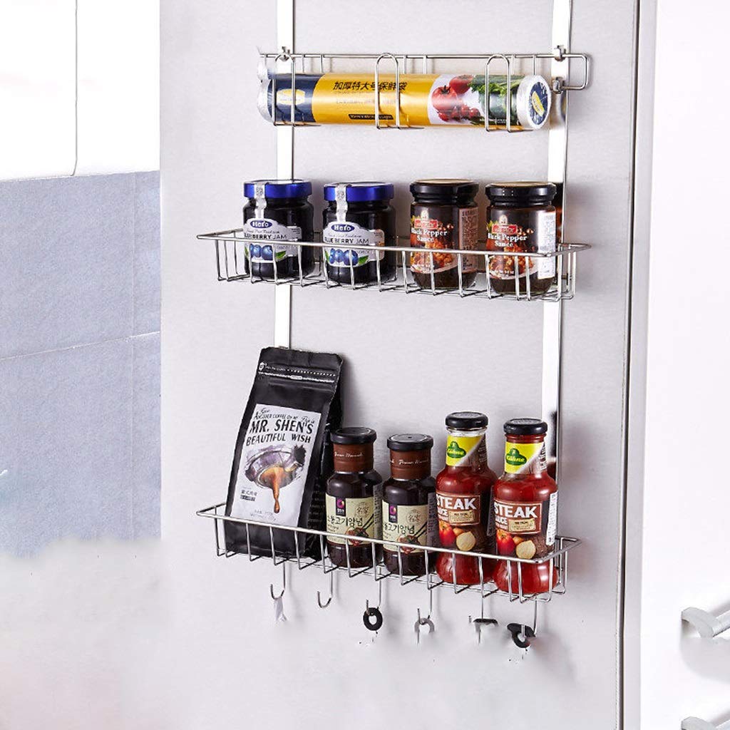 Estante De Cocina Acero Inoxidable Tres Pisos Nevera Creativa ...