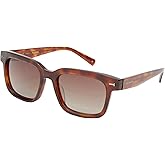 Ted Baker TMS177 UV400 Polarized Men's Square Sunglasses, 54 mm,