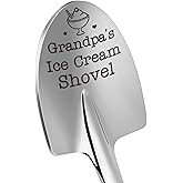 Grandpa Papa Gifts for Birthday Fathers Day Funny Dad’s Ice Cream Shovel Spoon Presents for Grandfather Pops Daddy Step Bonus Dad, Dad’s Birthday, from Grandkids, Grandchildren