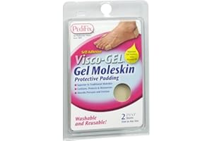 PediFix Visco-gel Moleskin Protective Padding, 2-Count