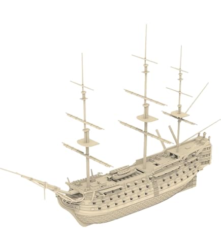 Amazon.com: 花田制造 Neverland Hobby HMS Victory Model Kit, 1/700