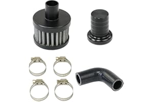 CCV Crankcase Ventilation Open Breather Kit Filters for 2007.5-2017 Dodge Ram 6.7 Cummins Diesel 2500 3500