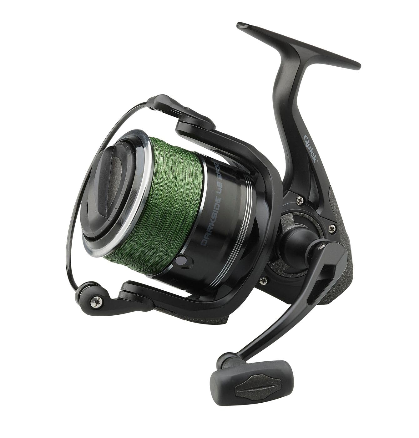 DAM DARKSIDE 4B SPOD 7000S + BRAID, Fishing Reel, Spinning Reels, Carp Fishing, Carp, Unisex, Black, 7000S