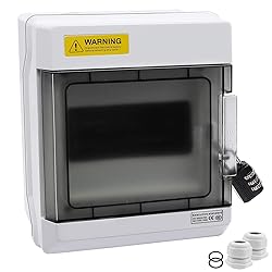 smseace 6 Way Circuit Breaker Box IP66,Distribution