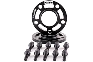Renn Motorsport Wheel Spacers with Bolts Compatible with BMW F10 F22 F30 F32 F80 F82 2 Pieces 12.5MM