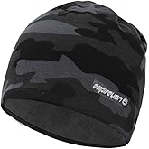 EMPIRELION Softshell Winter Fleece Lined Beanie Hats, 9" Running Skull Cap Thermal Tactical Watch Cap Men Women