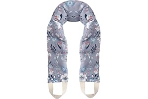 Heating pad for Neck and Shoulders Microwavable Moist Heat Warm hot Compress Neck wrap Weighted Bag with Massage Reusable Her