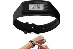 Step Watch | Bracelet No Phone No App Required | Calorie Counter Step Pedometer Watch | for Daily Travel Commute Weekend Walk