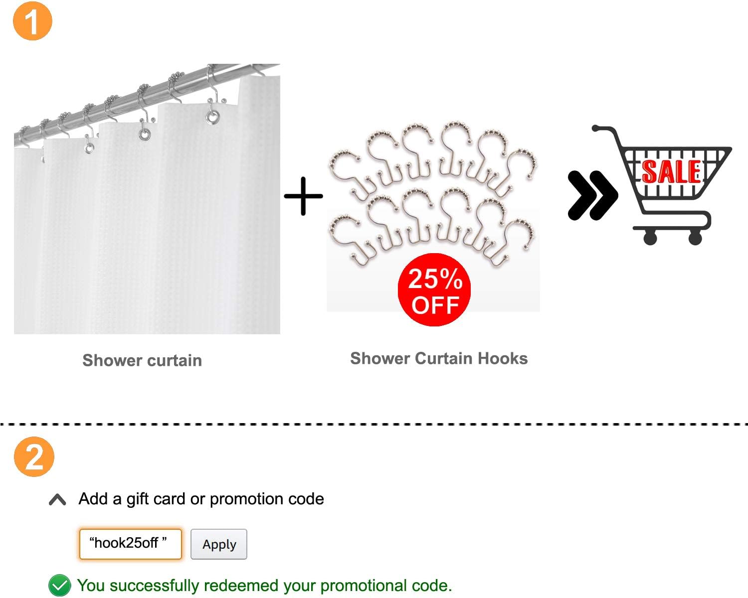 Waffle Weave Fabric Shower Curtain 230 GSM Heavy Duty, Spa, Hotel Luxury, Water Repellent, White Pique Pattern, 71 x 72 Inches Decorative Bathroom Curtain: Home & Kitchen