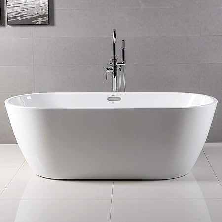 Ferdy Freestanding Bathtub 67 Gracefully Shaped Freestanding