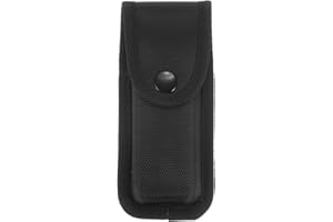 HARFINGTON Nylon Pocket Knife Sheath 6" x 2.6" Horizontal Vertical Carry Belt Loop Multi-Tool Pouch Folding Knife Belt Sheath