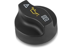 MOTOALL Engine Oil Filler Cap Replaces# A0000101685 Fit for Mercedes-Benz A/B/C/E/GLK-Class, Black, Replacememt, Engine Fuel Tank Cap
