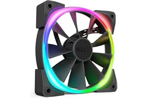 NZXT AER RGB 2 - HF-28140-B1-140mm - Advanced Lighting Customizations - Winglet Tips - Fluid Dynamic Bearing - LED RGB PWM Fa