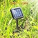 Solar String Lights, totobay 120LED Bouquet Shape Chandeliers Starburst Fairy Lights Solar Powered Operated Outdoor String Lights Waterproof Decorative Light Dimmable, Copper Wire Lights (Warm Light)